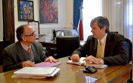 Bahl recibió al Intendente de San José