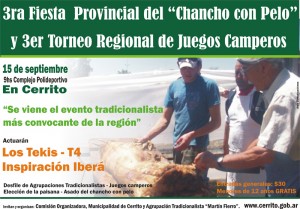 Se viene la Tercer Fiesta del Chancho con Pelo.