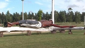 Un día antes de la celebración del Día de Santa Ana, la patrona de Viale, esto es, el 25 de julio, el intendente Estello Urchueguía recibió una carta del Estado Vaticano. La misiva, con sello de agua y firma del Sustituto Angelo Becciu, expresa los pensamientos del Papa Francisco, y se envió en respuesta a otra que había enviado el presidente comunal dos semanas atrás, informándole al Papa acerca del ambicioso proyecto para jerarquizar la entrada a Viale. Se trata de la construcción de un Cristo gigante, de 7 metros de alto, rodeado de fuentes y emplazado en un gran parque. La carta que llegó del Vaticano fue leída con gran emoción por el intendente en ocasión de los festejos por la Santa. Para narrar los acontecimientos que acompañaron el intercambio epistolar y dar detalles de la obra, estuvieron en nuestra Casa el intendente y su secretario de Gobierno, Eduardo Ferreyra. “Hace un tiempo, le enviamos una carta al Papa Francisco, para expresarle nuestra alegría y satisfacción por el ser el primer Papa sudamericano y argentino. Además, le contamos que en el ingreso a Viale estamos haciendo un monumento de gran importancia: se trata de un Cristo resucitado, de 7 metros de alto. Lo rodea una fuente, con chorros de agua en movimiento, iluminación con sistema Led, parquizado en toda la zona”, describió el Intendente. En total la obra costaría 300.000 pesos. “No habíamos pensado ningún nombre para el lugar hasta la asunción del Papa. Ahora, no le podemos dar otro nombre que no sea Paseo de Francisco”, constató. Por eso, en la carta que el municipio envió al Papa, “le contamos el proyecto que teníamos, y de hecho estamos comenzando” y además “mencionamos que a poco de asumir, la Intendencia emitió un decreto declarando al 25 de marzo, Día de los Derechos del Niño Por Nacer”, confió. “Por ahí vamos a contramano de algunos proyectos que hay dando vueltas, abortivos y demás. Eso también se lo contamos a Francisco”, dijo. Lo que la comuna le pidió al Papa, concretamente en relación con el Monumento, fue que esboce unas frases para hacer grabar en una placa, que lucirá la obra. “Puede ser casualidad o Dios dispone, pero el día 25 de julio, previo a la celebración de la festividad de Santa Ana, patrona de Viale, llegó la contestación del Papa, agradeciendo nuestro envío y con bendiciones para todos los vialenses. Por eso decidimos hacerlo público, pues la carta no está dirigida sólo al Intendente sino al todo el pueblo”, reflexionó Urchueguía. “Consideramos que se trata de un hecho positivo, y creo que va a ser histórico, pues es la primera vez que un papa se dirige a un intendente de pueblo”, entendió el jefe comunal. “Uno cree y se convence cada vez más que es muy importante que cada vez la gente tenga más fe y se acerque más a Cristo”, finalizó diciendo. Inauguración Estello Urchueguía, intendente de Viale, anunció que el Cristo que elevará en la puerta de Viale se inaugurará días antes de Navidad. “La idea es inaugurar el monumento la semana previa a la Navidad. Hemos invitado a monseñor Juan Alberto Puiggari y será una celebración ecuménica, con participación de todas las iglesias de la ciudad, tanto católicas como protestantes”, dijo. Por último, señaló que el presupuesto para la obra asciende a 300.000 pesos.