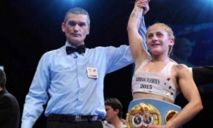 Retuvo el titulo en el Luna Park