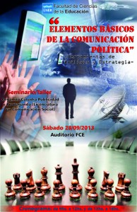 Afiche Seminario comunicacion política