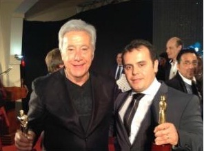 Cristian Bello junto a Juan Alberto Mateyco.