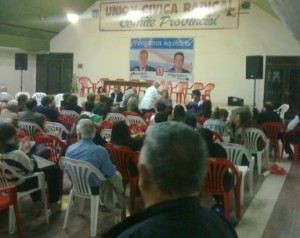El encuentro reunió a militantes y candidatos