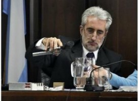 Daniel Vitali peritó las armas de fuego que tenía Adrián Molaro.