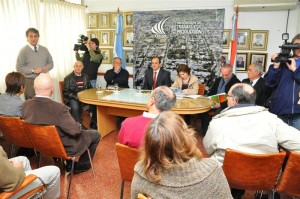 De la reunion participaron
