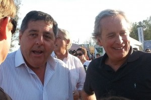 De Ángeli y Leissa en la Rural de Gualeguaychú.