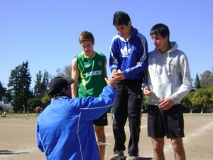 El joven deportista 