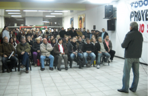 “Ponemos en el centro la unidad” afirmó Solanas.