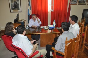 Reunión del Intendente de Viale con los adjudicatarios