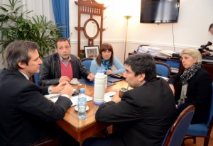 Bahl se reunió con el intendente Fuertes y el Rector Sattler.
