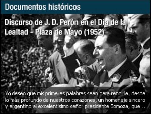 Discurso de Peron