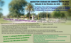 El evento será este sabado 19 de octubre 