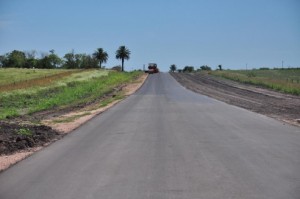 Obras en la ruta 7.