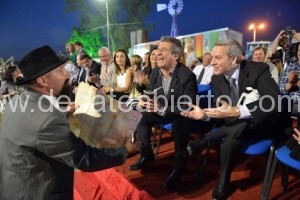 Urribarri participó de la Fiesta Nacional de la Colonización.