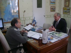 Sione se reunió con Rodriguez.