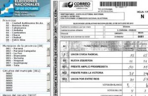 Se pueden consultar los resultados de la elección por escuela y por mesa.