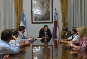 Urribarri recibió a la Federación Agraria