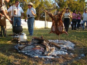 En el predio de la Facultad. 