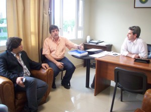 Reunión por parque industrial 