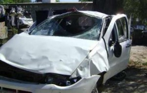 Los ocupantes fueron derivados al hospital San Martín