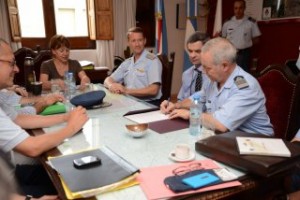 La intendenta Osuna recibió un proyecto Cartografía de Precisión del Borde Costero.