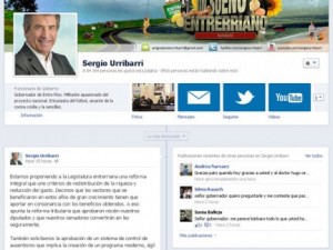 Opinó en Facebook de la reforma tributaria.