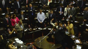 Carolina Gaillard, Jorge Barreto y Lautaro Gervasoni.