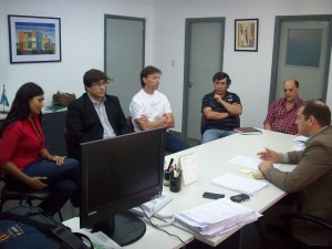 Reunión de funcionarios de Cerrito por el Club de Día