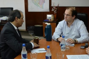 El ministro Ramos se reunió con el intendente de Crespo.