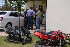 Foto de los allanamientos