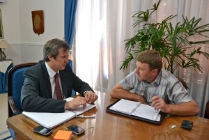 Bahl recibió a Jacob.