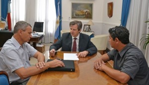 Bahl recibió al intendente Ortman.
