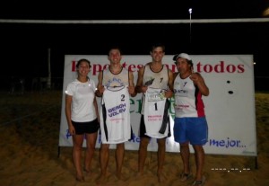 Se realizó el clasificatorio de beach voley a nivel local.