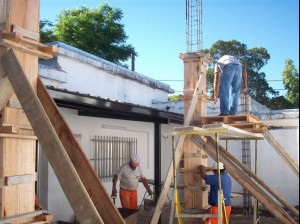 Continúan las obras en la Escuela Técnica.
