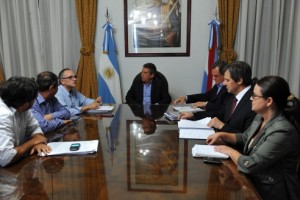 Urribarri recibió a Nogueira.