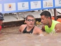 El ruso ganó ayer de punta a punta la prueba de aguas abiertas.