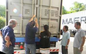 En enero se embarcaron los primeros contenedores.