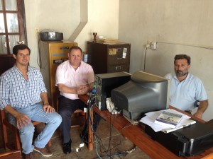 Se refirió a la situación nacional y provincial.
