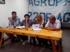 Cremer se reunió con militantes