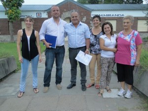 El diputado entregó medicamentos en el Hospital de Cerrito