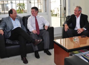 D’Agostino y Benedetti se entrevistaron con Ernesto Sanz.