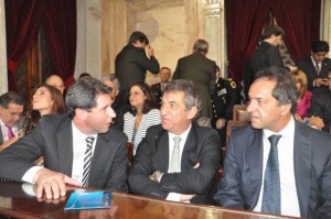 Urribarri escuchó el mensaje junto a Scioli