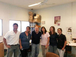 Busti y Zavallo visitaron Federal