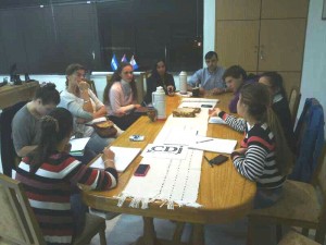 Reunión del Concejo Deliberante Juvenil de Cerrito