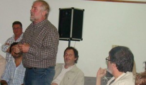 Allende en el local de Halle.