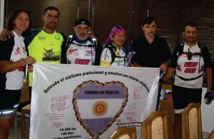 La bicicleteada solidaria pasó por Cerrito.