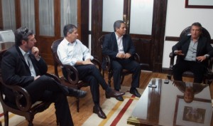 El gobernador recibió al intendente de Curuzú Cuatiá.