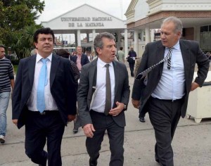 El entrerriano mantuvo un extenso encuentro privado con el jefe comunal. 