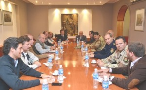 Bahl y Massuh recibieron a integrantes de la Mesa de Enlace Provincial.