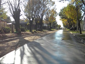 Pavimento y Cordón Cuneta del Bº Centenario